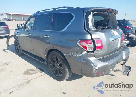 2019 Nissan Armada Platinum из США, поврежденный, VIN JN8AY2NF9K9350266